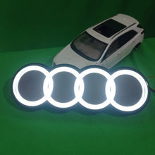Load image into Gallery viewer, Highest quality crystal dynamic white Audi logo A4 A5 A6 A7 Q5 Q7 led front audi symbol light on the market with 2 years warranty-2