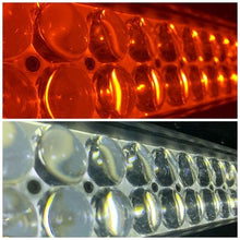 Load image into Gallery viewer, Dual Color 4D LENS Strobe Led Light Bar with Slide Bracket-4