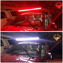 Load image into Gallery viewer, Dual Color 4D Lens Strobe Straight Single Row Led Light Bar-1