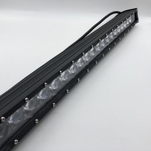 Dual Color 4D Lens Strobe Straight Single Row Led Light Bar-4
