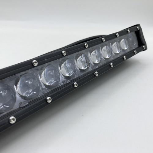 Dual Color 4D Lens Strobe Straight Single Row Led Light Bar-5