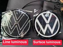 Load image into Gallery viewer, Volkswagen logo light VW logo Illuminated Front Emblem compatible with ACC radar-4