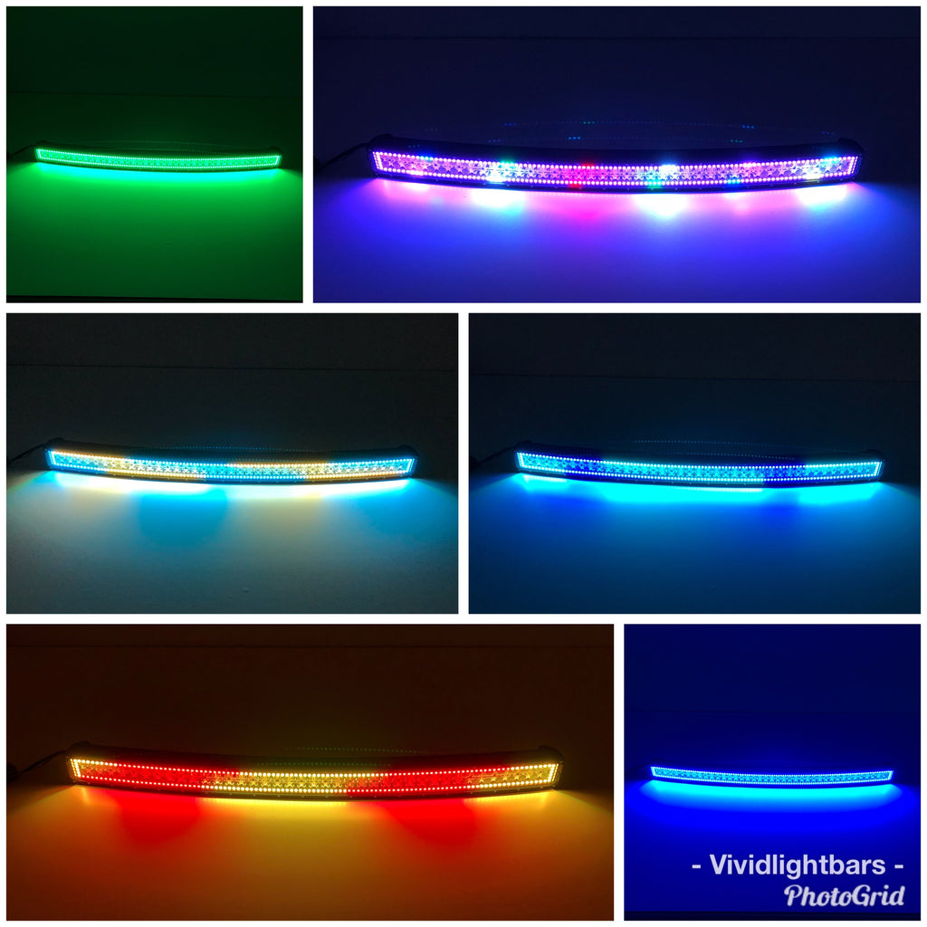 41.5" Curved RGB Chasing Halo Light Bar-3